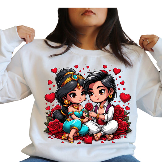 Princess Jasmine & Aladdin Valentines