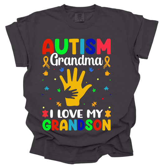 Autism Grandma I love my grandson DTF TRANSFER