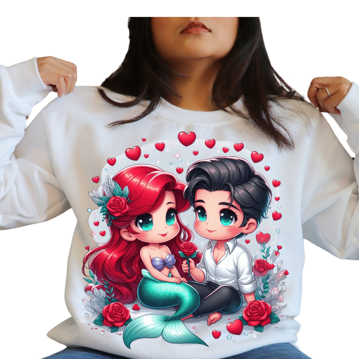 Mermaid Couple Eric And Ariel DTF TRANSFER