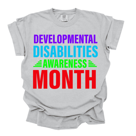 Developmental Disabilities awareness Month      DTF TRANSFER